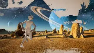 Great Alien dance on the Sky feat musical comedy-drama |