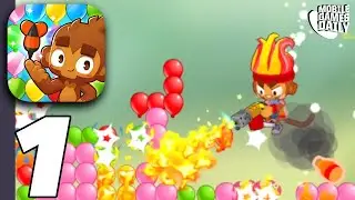 BLOONS POP Gameplay Walkthrough Part 1 - Levels 1-10 (iOS, Android)
