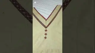 Joint Less Se Banaye Gai Stylish Neck Design, Easy & Beautiful Neck Design Tutorial 😀😍