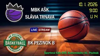 U14 | MBK A&Scaron;K SL&Aacute;VIA TRNAVA - BK PEZINOK B 80 : 73