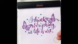 Create beautiful colour transitions with Pentel brush pens and Ecoline ink