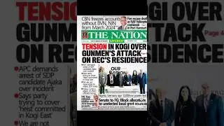 Tension in KOGI over gunmen's attack on REC's Residence #shorts #tinubu #apc #pdp #peterobi #viral