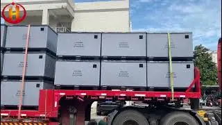 Corrugated Plastic Gaylord Containers Loading -Huiyuan Manufacturer