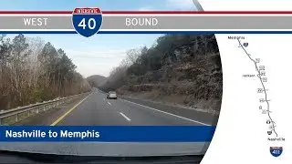 Interstate 40 - Nashville to Memphis - Tennessee |  Drive America's Highways 🚙