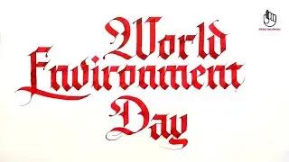 World Environment Day | Calligraphy Art #worldenvironmentday #earth  #calligraphy #emzeecalligraphy