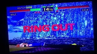 Virtua Fighter 2(Sega Saturn)-Wolf vs Shun