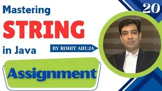 String Class in Java : Assignment