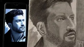 Vicky Kaushal Realistic Drawing/PATEL ART