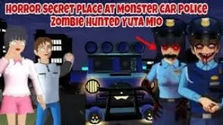 There's Horror Secret Place At Monster Car Police Zombie Yuta Mio || Sakura School Simulator