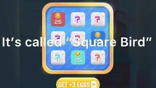 Playing Square Bird (IPad)