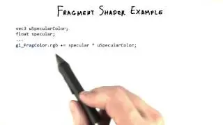 Fragment Shader Example - Interactive 3D Graphics