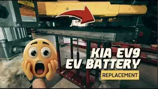 Как заменить аккумулятор электромобиля &mdash; KIA EV9 (полностью электрический). @WrenchingRyan