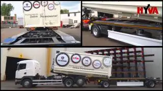 Работа крюкового погрузчика HyvaLift TITAN на шасси SCANIA