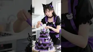 Kue ulang tahun dan kakak cantik 🥰 kalian pilih yang mana nih ? #kuromi #mymelody #cinnamoroll