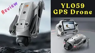 Дрон YL059 с GPS | Камера 8K, система предотвращения столкновений и тестирование функции сброса г...
