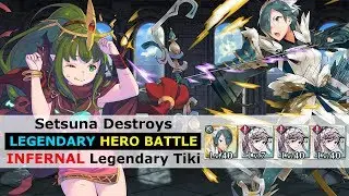 [FEH] Setsuna Destroys Legendary Tiki LHB [INFERNAL Legendary Hero Battle]