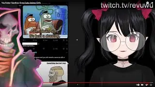 YouTuber Seethes Over Cute Anime Girls by Rev says desu Graveseeker reaction