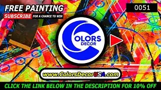 Роспись круглого углового стола на заказ / NEON GALAXY ART для декора вашей гостиной [УРОКИ]