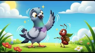 &ldquo;The Clever Pigeon and the Smart Ant | Educational Story for Kids 🐦🐜&rdquo;होशियार कबूतर और चतुर चींटी |