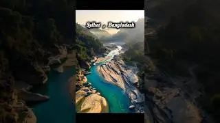 Lalkhal, Sylhet 🇧🇩 | Nature&rsquo;s Hidden Blue River 🌊✨ #shorts #viral