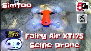 SimToo Fairy Air | XT175 GPS Selfie Drone Flight Test