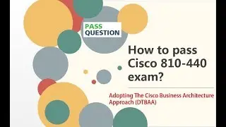 2018 Valid DTBAA 810-440 Q&As - Adopting The Cisco Business Architecture Approach