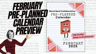 2025 February Pre Planned Lessons || Engaging Middle School ELA Lessons