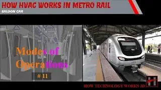 How HVAC Works In Saloon Car of Metro Trains : Modes Of Operation