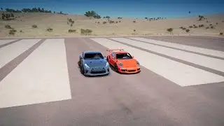 2017 Nissan GTR vs 2016 Porsche 911 GT3 RS Drag Race! Forza Horizon 3