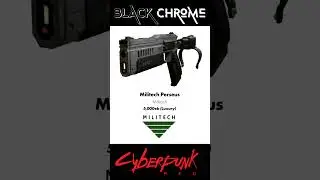 Cyberpunk Red's Black Chrome Preview #4 | Militech Perseus
