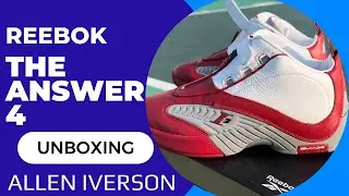 THE ANSWER 4 REEBOK UNBOXING, FULL DETAILED REVIEW, AND ON FEET, ALLEN IVERSON SHOE
