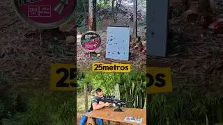 Carabina autom&aacute;tica agrupa? #shorts #sniper #airguns #airguns #slug #carabinadepressao