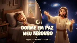 Descanso Calmo com Jesus, Canção Cristã Serena, para seu Bebê dormir tranquilo