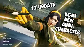 BGMI New Anna Character All Emote Leaks pubg mobile 1.7 update