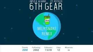 Diplo X Alvaro - 6th Gear feat. Kstylis (Milksnake Remix)