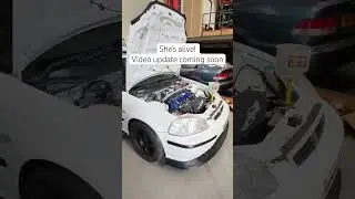 K swapped ITB civic is back up and running. #kswapped #kswap #k24 #ITBs #dragcartel