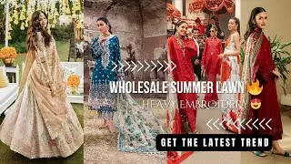 🔥 Summer Hit Lawn Collection 2026  Heavy Embroidered Suits Wholesale  Trending Brands #fashion