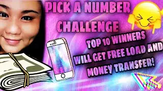 PICK A NUMBER CHALLENGE l FREE LOAD & MONEY TRANSFER EARLY CHRISTMAS GIVEAWAYS l ANGEL ALCANTARA 😍