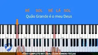Aula de Teclado Fácil - Quão grande é meu Deus - Soraya Moraes