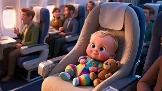 Airplane Ride Beside Baby | Fun Nursery Rhyme Song for Kids