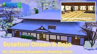 Sims 4 Japanese Dojo | Sims 4 Snowy Escape Speed Build | Sims 4 Speed Build Snowy Escape