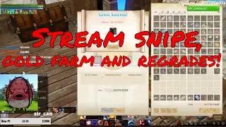 ArcheAge - Stream Highlights - Stream sniped by evil nuian Steve! + gold and regrade!