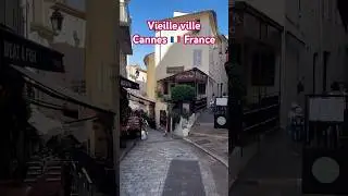 Vieille ville | Cannes | Old town | Port | France | 4K | Walking tour of the old town of Cannes |
