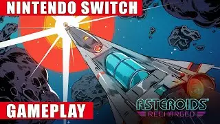 Asteroids: Recharged Nintendo Switch Gameplay