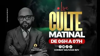 CULTE MATINAL DU JEUDI 22/01/2026