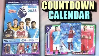 *NEW* TOPPS PREMIER LEAGUE 2026 Countdown Calendar Opening | Festive Freeze Cards (Advent Calendar)