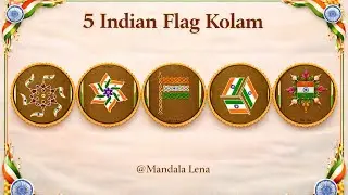 Republic Day Rangoli | 26 January Tricolour Rangoli Design | Indian Flag Kolam | Muggulu #video 