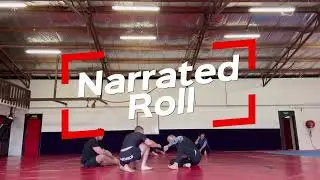 Narrated Roll: Kneebar to heel hook transition, k guard entries, reverse waiter sweep