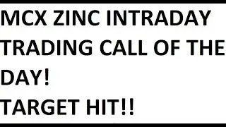 Mcx Zinc Trading Call Performance Of The Day
