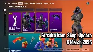 🚨 Fortnite Item Shop Update: March 6, 2025 (5 March 2025 for USA)! Raven & Kong Have Arrived! 🌑🦍